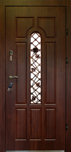 Фото «Дверь с ковкой №10»